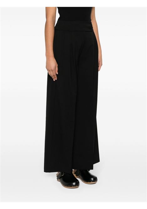 Black capera wide-leg trousers  - women 'S MAXMARA | 2419131051600003